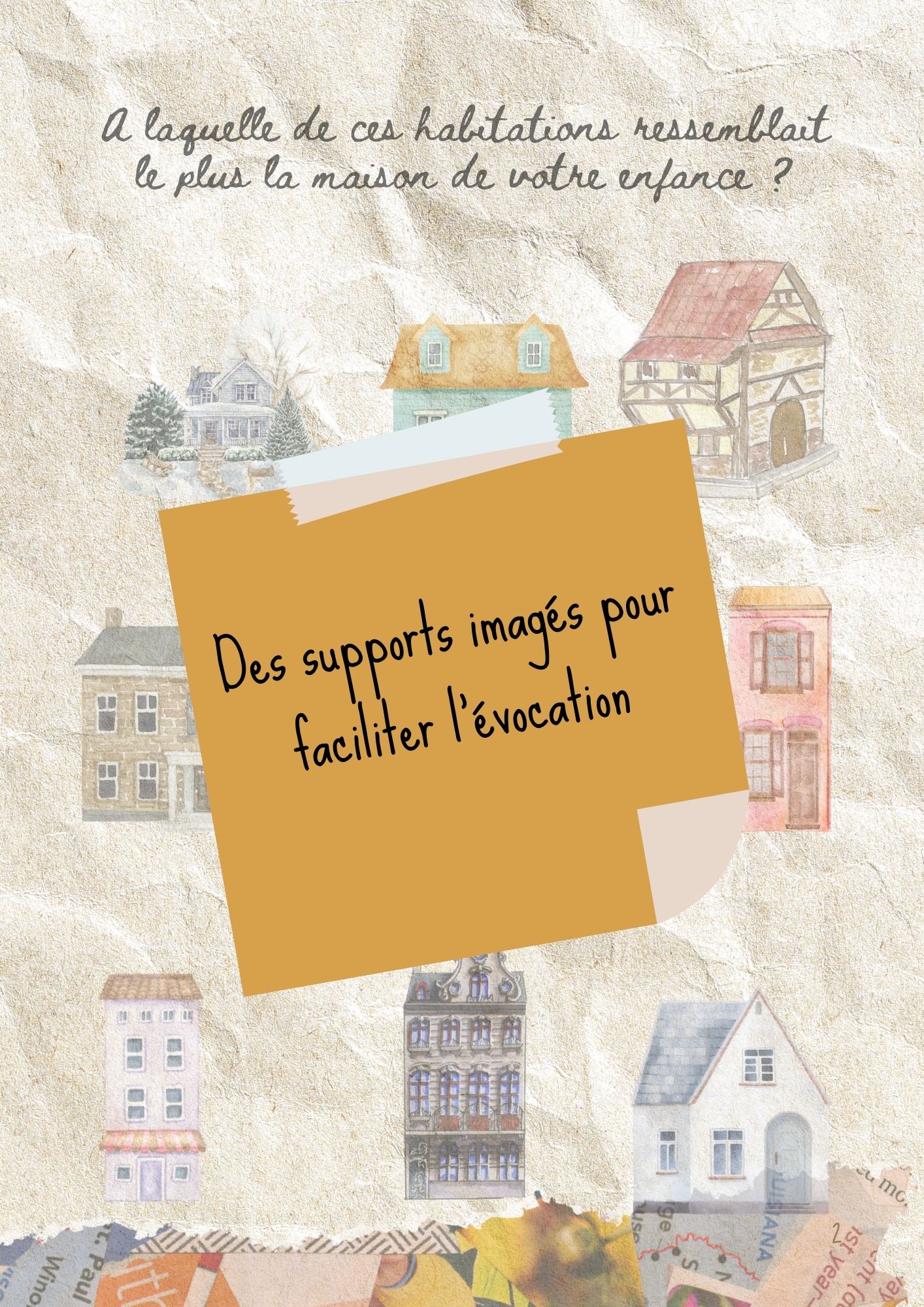 Des supports imagés pour faciliter l'évocation